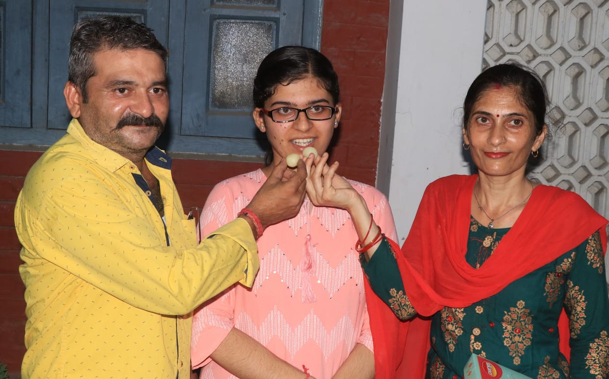 Bipasha Rajput became the topper of St Mary's Bijnor