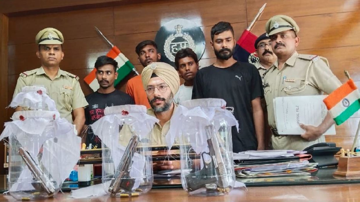 Four shooters of Lawrence Bishnoi-Goldie Brar gang arrested in Ambala