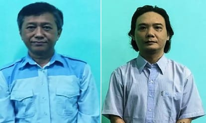 Democracy activist Kyaw Min Yu and former lawmaker Maung Kyaw