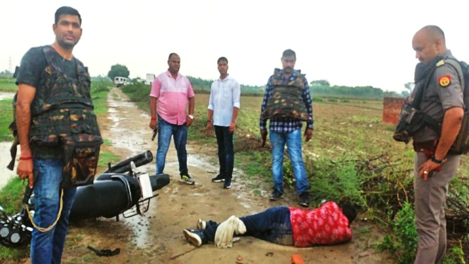 Bullet proof jacket saved the life of the inspector during the encounter in Mainpuri