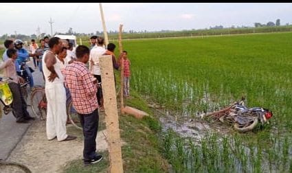 Hardoi, Farmer dies, fellow injured due to bike falling on sharp wires