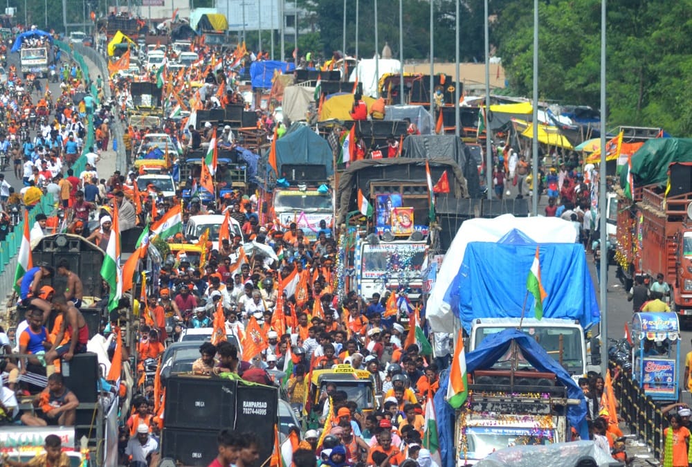Kanwar Yatra 2022: Massive Traffic Jam on Haridwar delhi Highway Photos