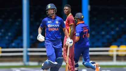 IND vs WI 2nd ODI India beat West Indies by two wickets Axar Patel became hero with half century off 27 balls