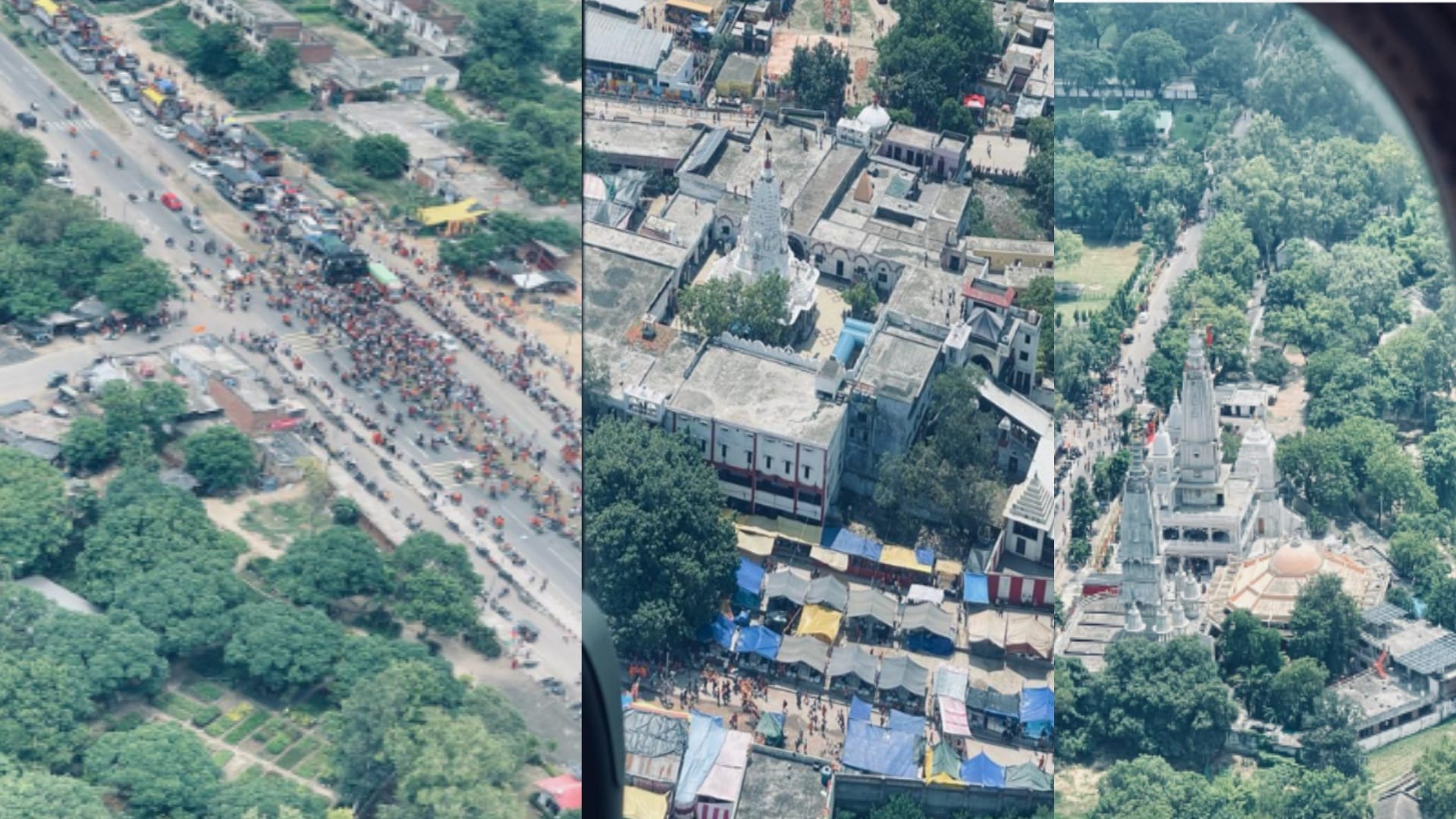 ATS force first time posted on Puramahadev temple and CM Yogi Adityanath took stock of the security of the hel