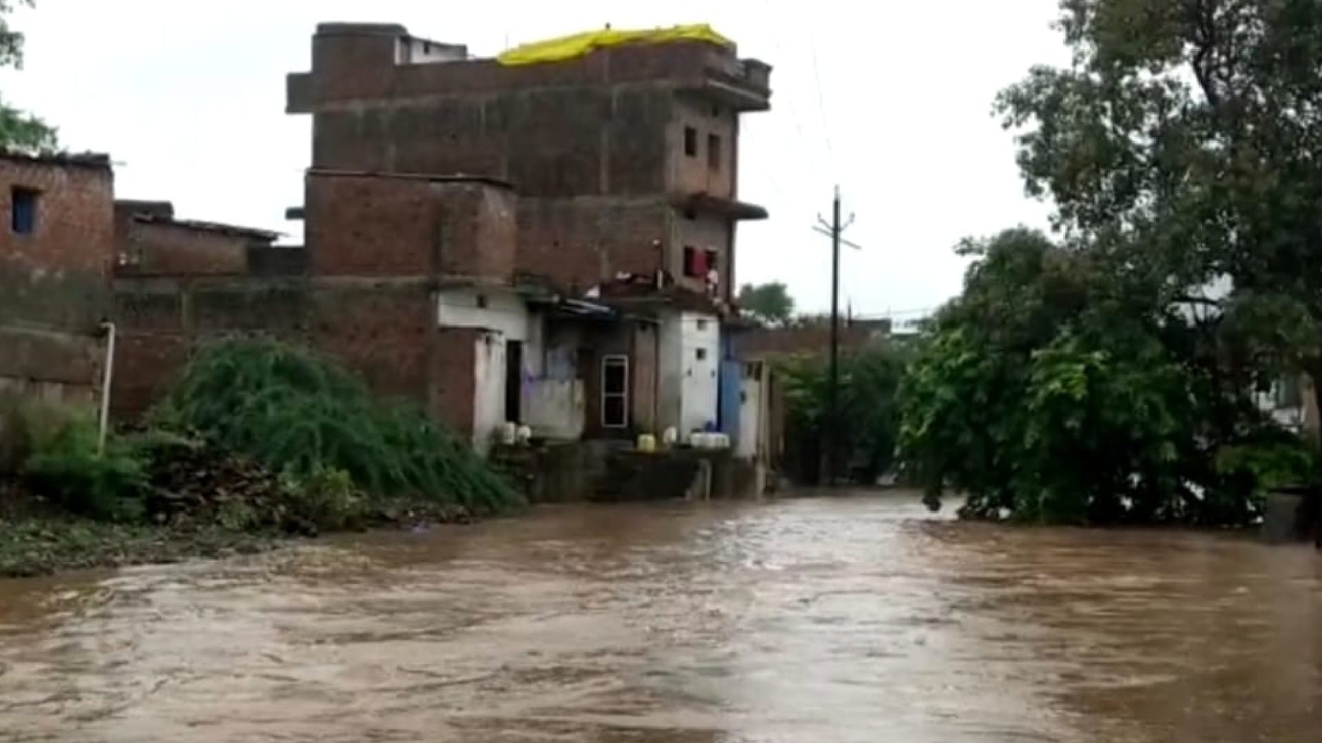 Due to continuous rain in Shajapur, rivers and streams are in spate, roads closed in many places