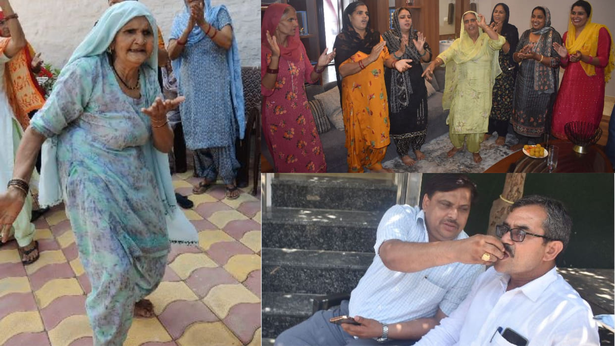 Atmosphere of happiness in the village after Neeraj won the silver medal in the World Athletics Championships