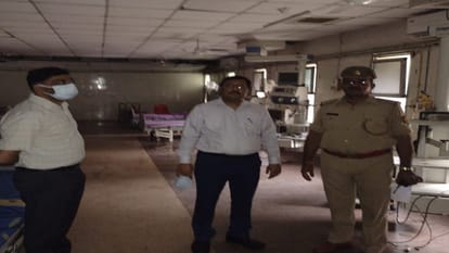 Fire broke out in Children's Hospital due to short circuit, people ran away with children in gum