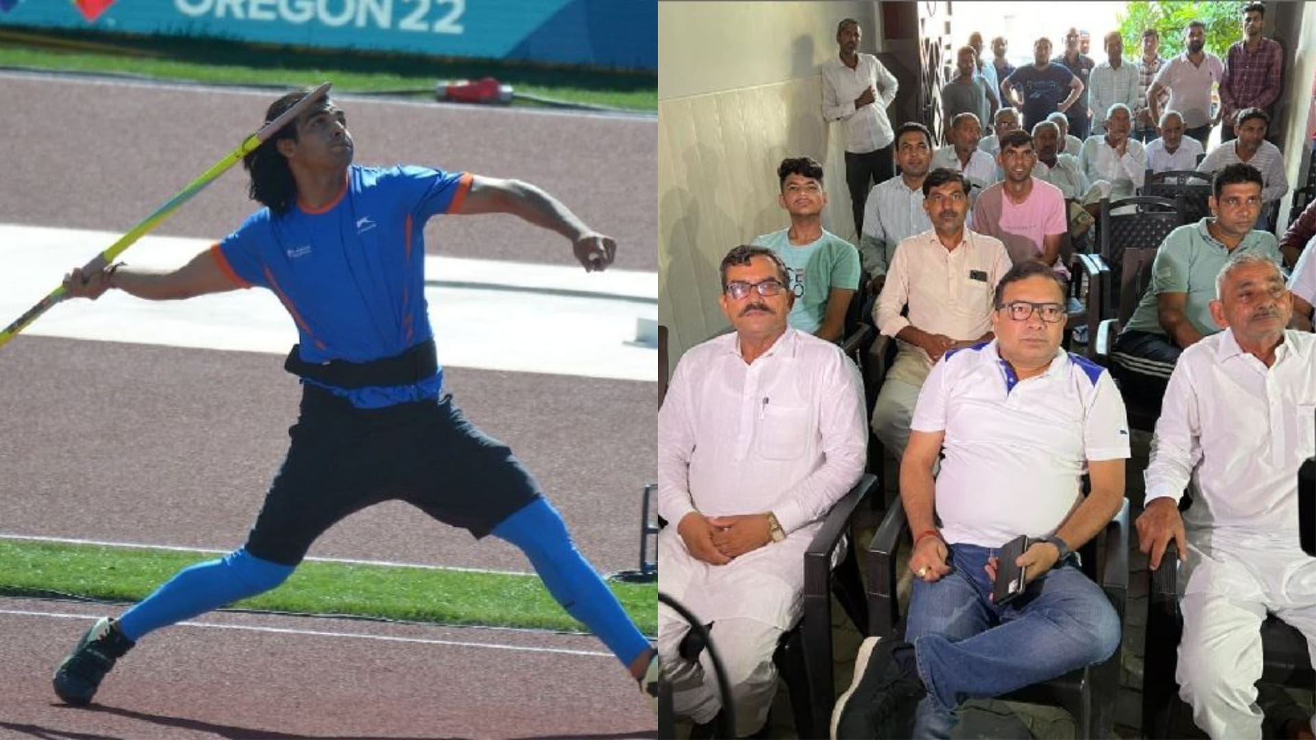 Atmosphere of happiness in the village after Neeraj won the silver medal in the World Athletics Championships