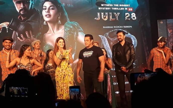Salman Khan Dance on Rakkamma Song with Kiccha Sudeep Jacqueline Fernandez in Vikrant rona Promotional Event