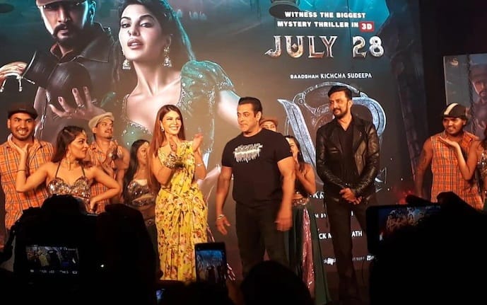 Salman Khan Dance on Rakkamma Song with Kiccha Sudeep Jacqueline Fernandez in Vikrant rona Promotional Event