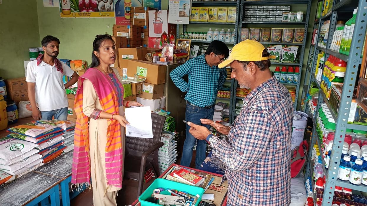 three fertilizer's shop sealed