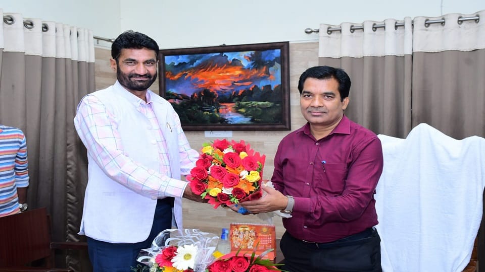Dr. Vinod Kumar Singh has taken charge as Registrar in Dr. Bhimrao Ambedkar University