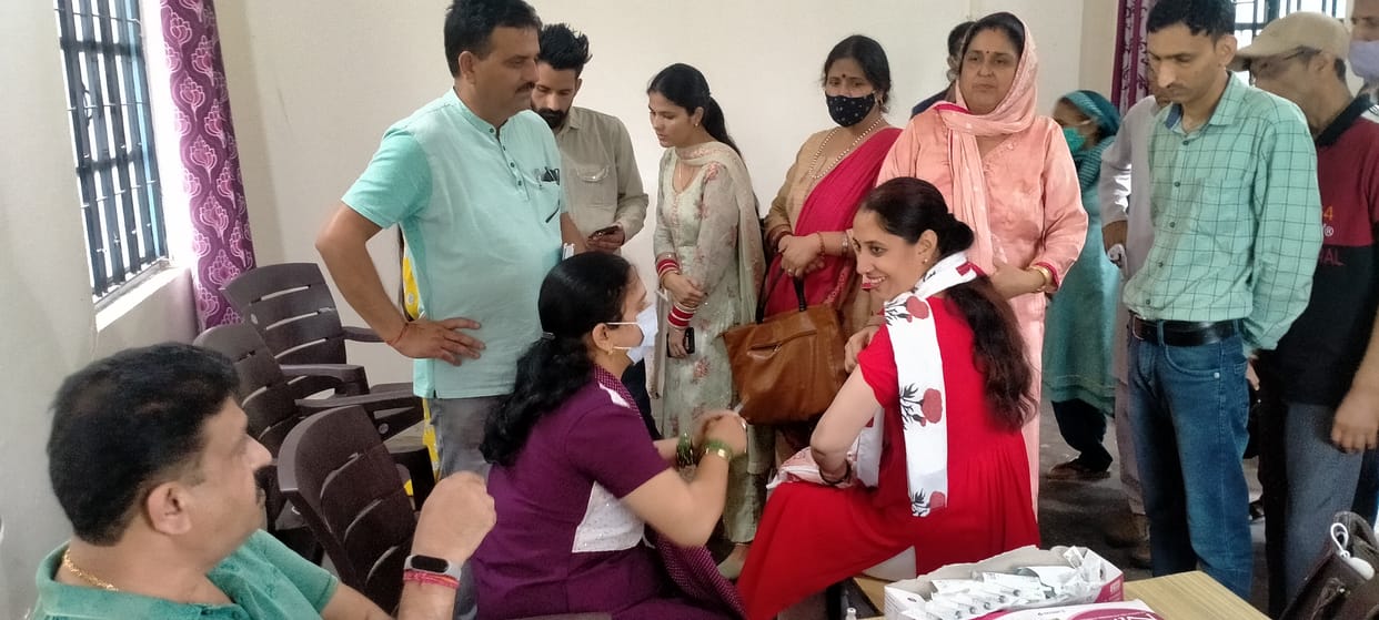 Health section Bhoranj tops in vaccinating booster dose