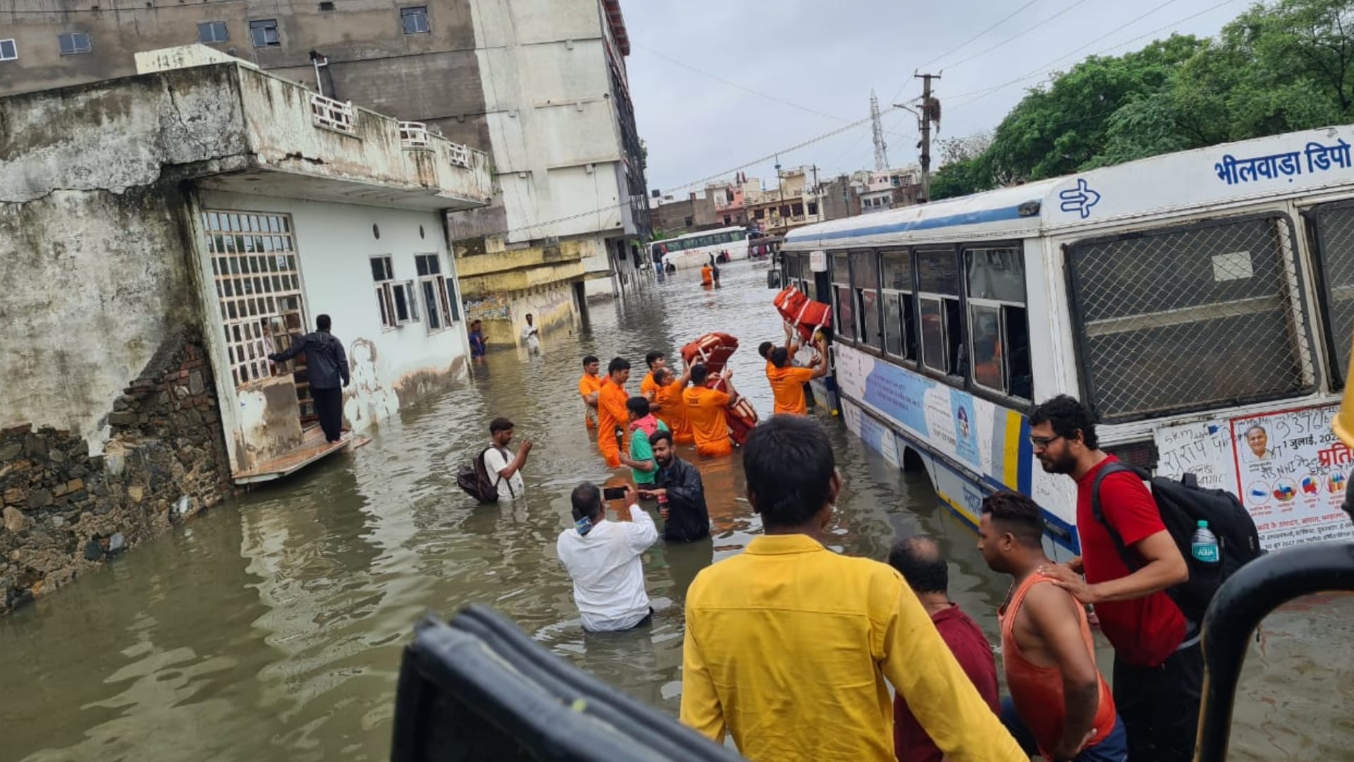 Rain in Rajasthan Flood like situation in Jodhpur and Kota city due to heavy rains