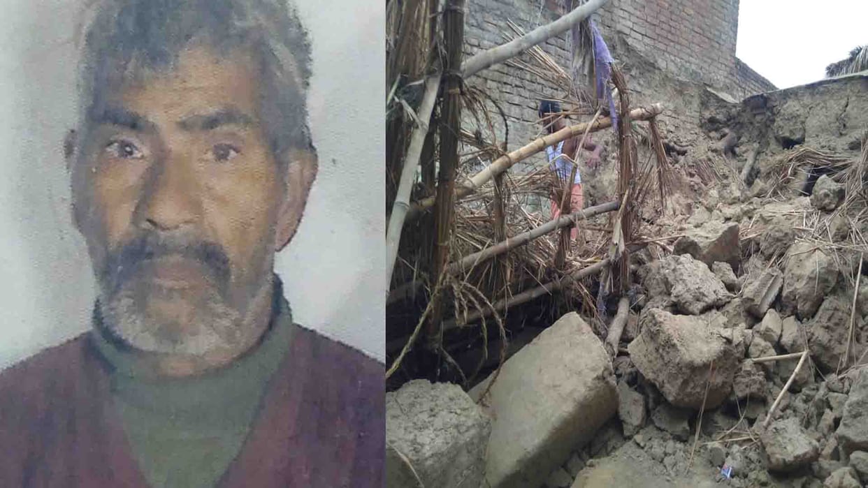 Fatehpur News: Worker dies after falling of raw wall