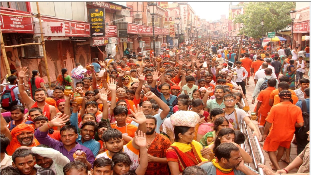 Indra anointed the Kanwariyas, the line of faith remained unbroken