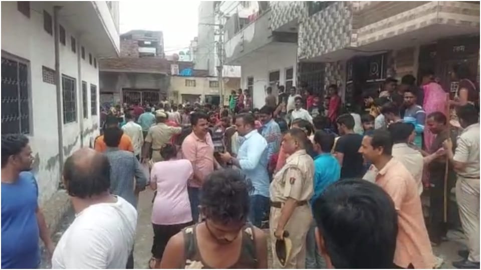 Three Storey House Collapsed Rain in Bhilwara Woman Buried