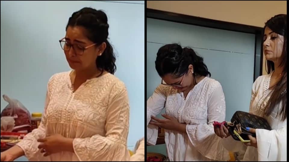 Deepesh Bhan prayer meet bhabhi ji ghar par hai star shubhangi atre emotional video viral