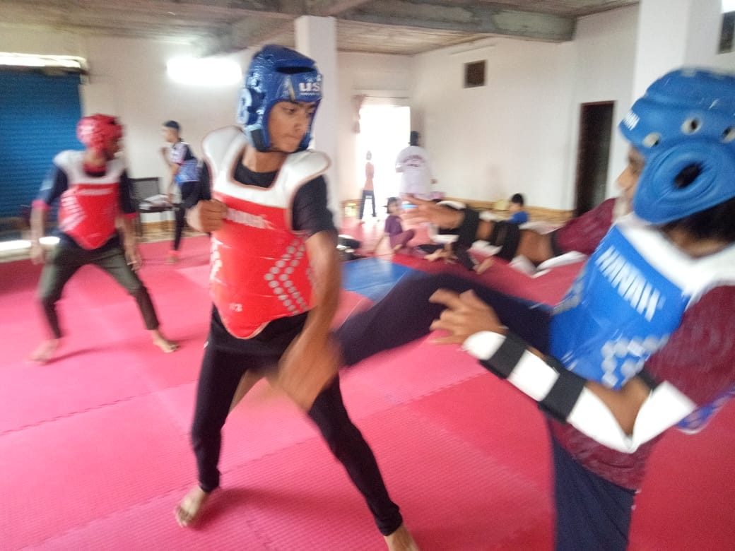 District team selected for state level Taekwondo Championship