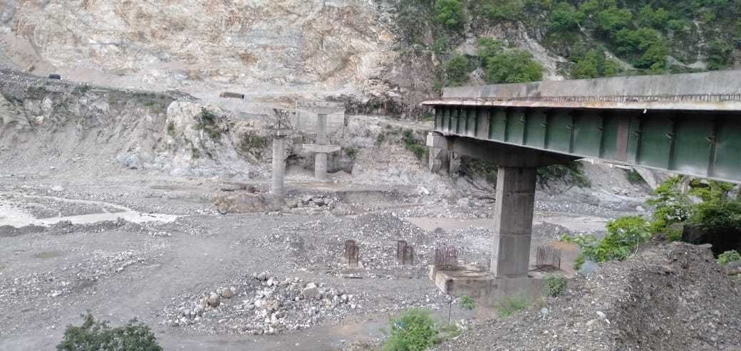 Chalthi's incomplete bridge is stopping the road of NH