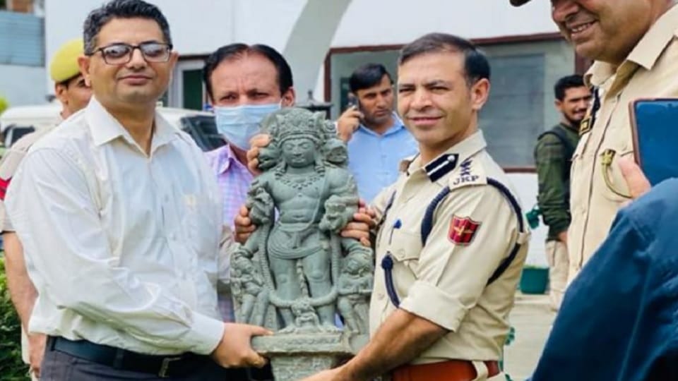 1200 year old Lord Vishnu statue found in Budgam