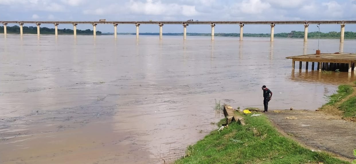 Auraiya: Water in Yamuna rising rapidly, water level reached 107.34 meters