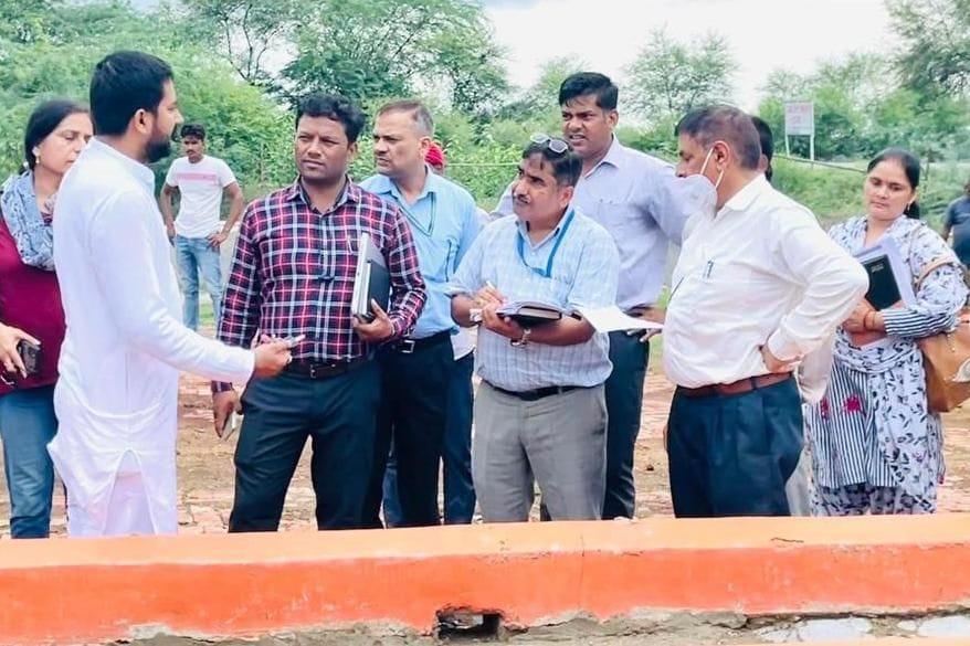 NGT team inspected two cowsheds