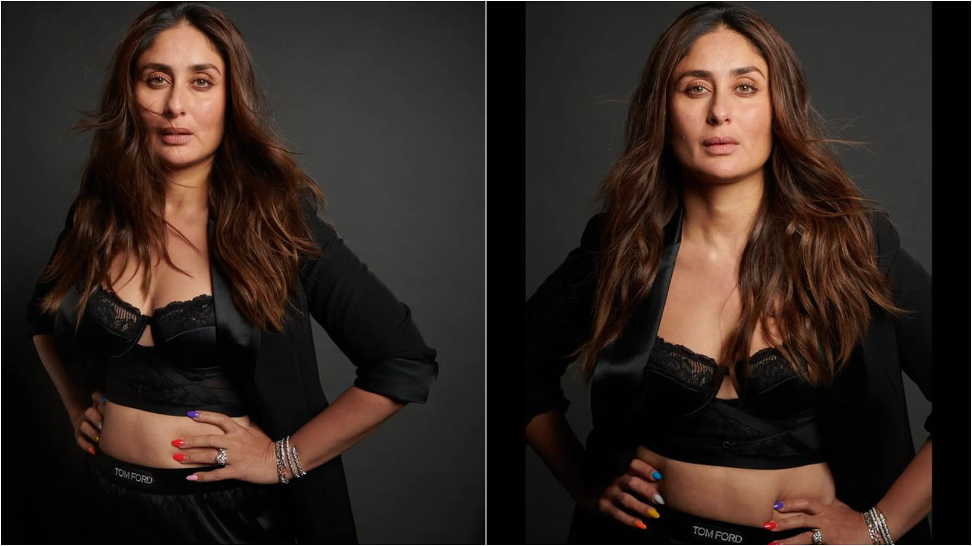 kareena kapoor photos in black bralette for latest photoshoot viral
