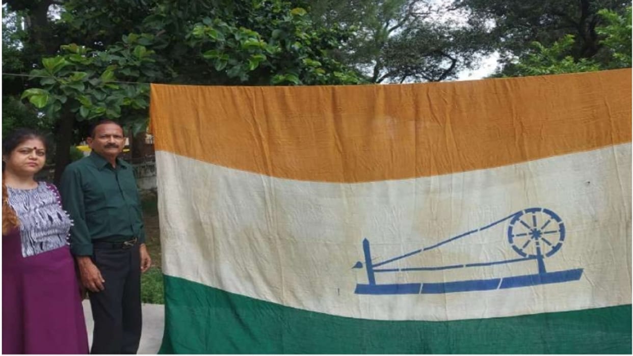 People were surprised when the 75 year old tricolor was displayed in Pune at the Amrit Festival of Independenc