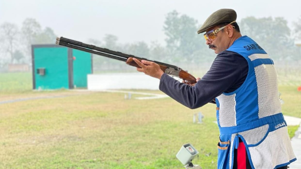 Nawab Saadbin Asif won gold in shooting championship