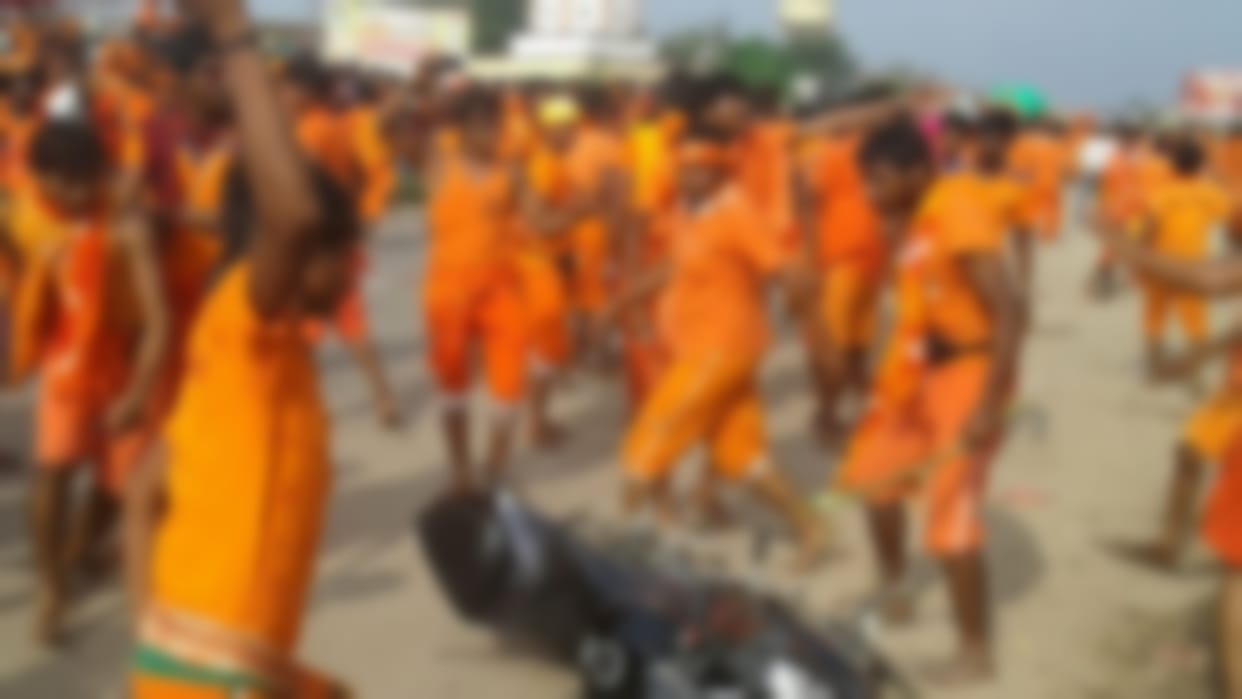 Kanwariya killed, three injured in collision of two bikes