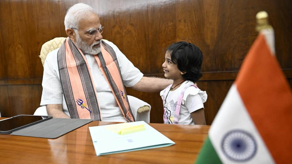 'Do you know what I do?' PM Modi asked 8-year-old child' PM Modi conversation with BJP MP daughter