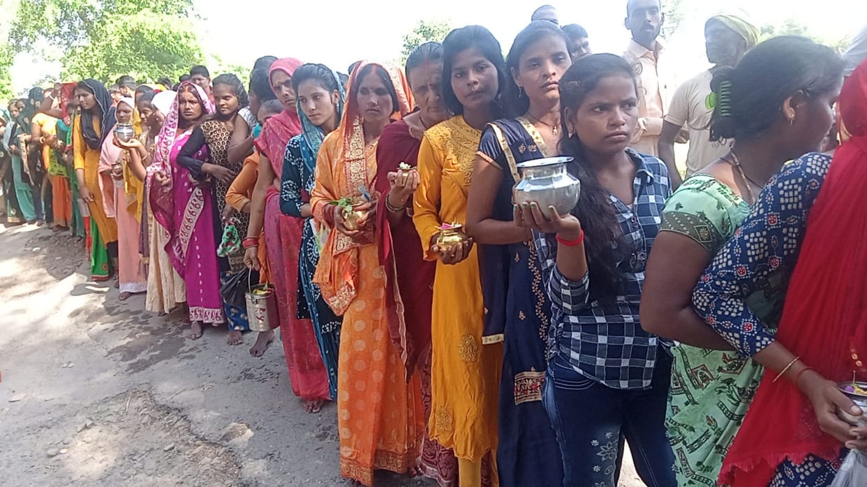 Devotees at Shiv temples on Shivaratri of Sawan