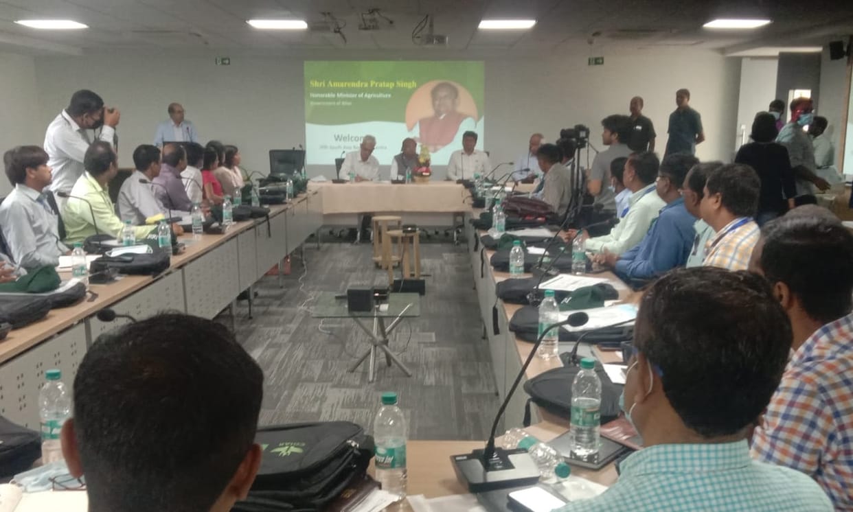 Bihar agriculture minister amrendra pratap singh visited to International Rice Research Institute varanasi