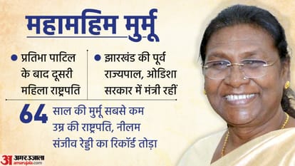 द्रौपदी मुर्मू।