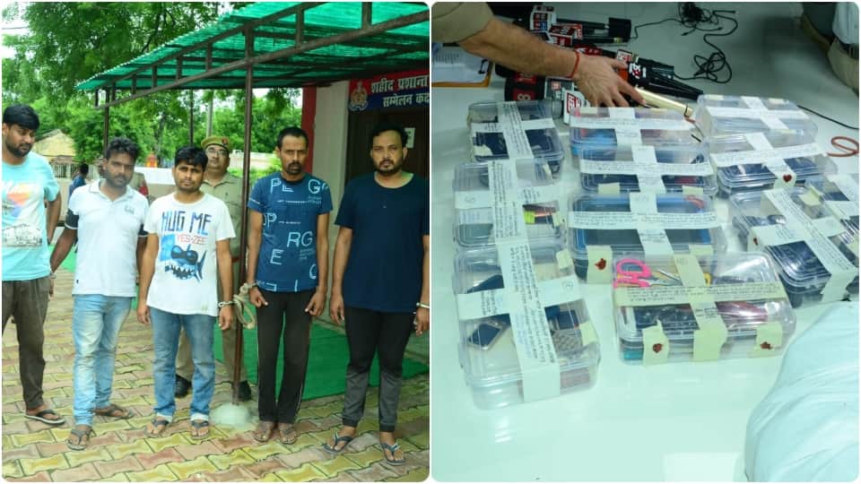Agra police arrested five car thieves for Stealing MLA car and sold it to liquor smugglers