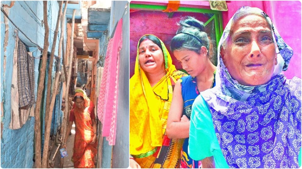 houses cracking due to rats in agra