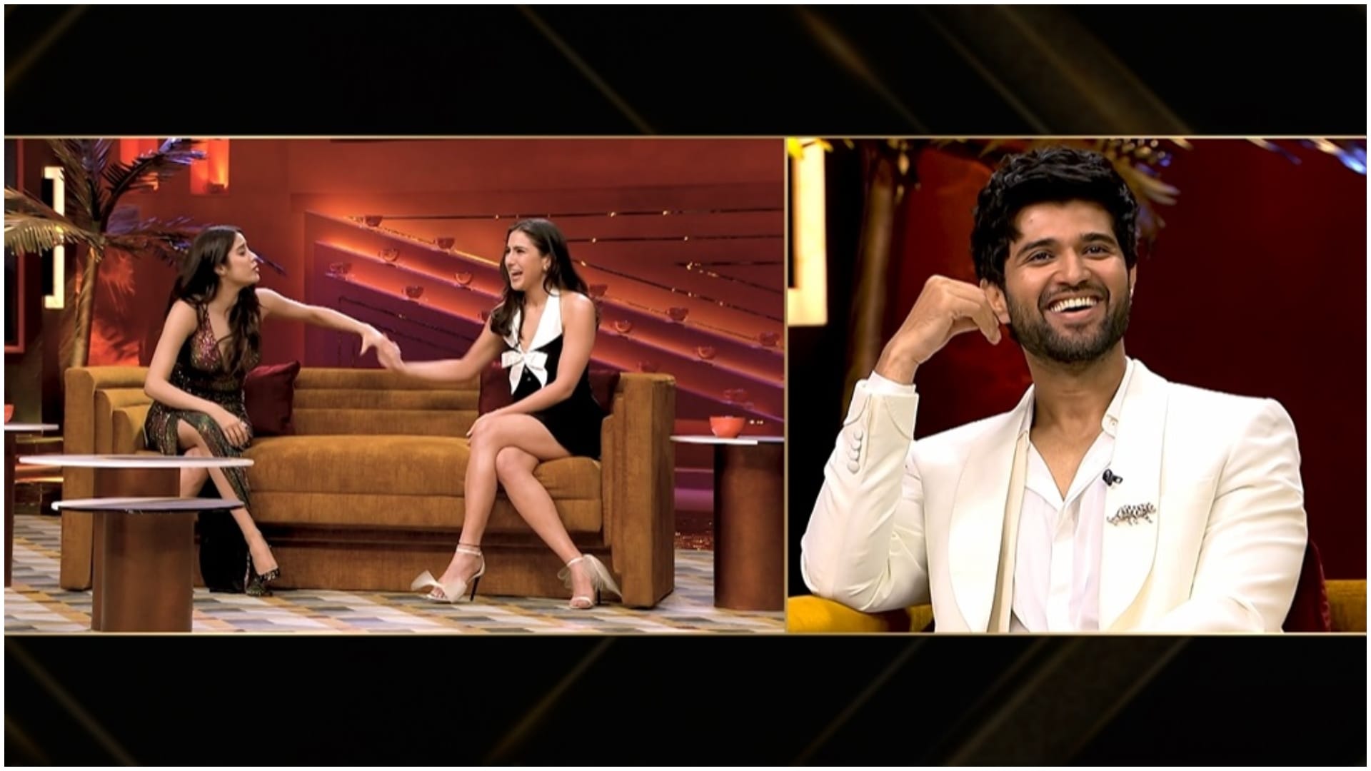 Koffee With Karan 7:  Vijay Devarakonda on his relationship with Rashmika, talks about sara ali khan janhvi