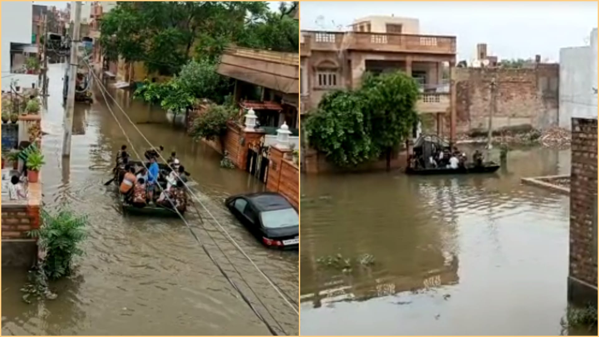 flood in Jodhpur army started rescue