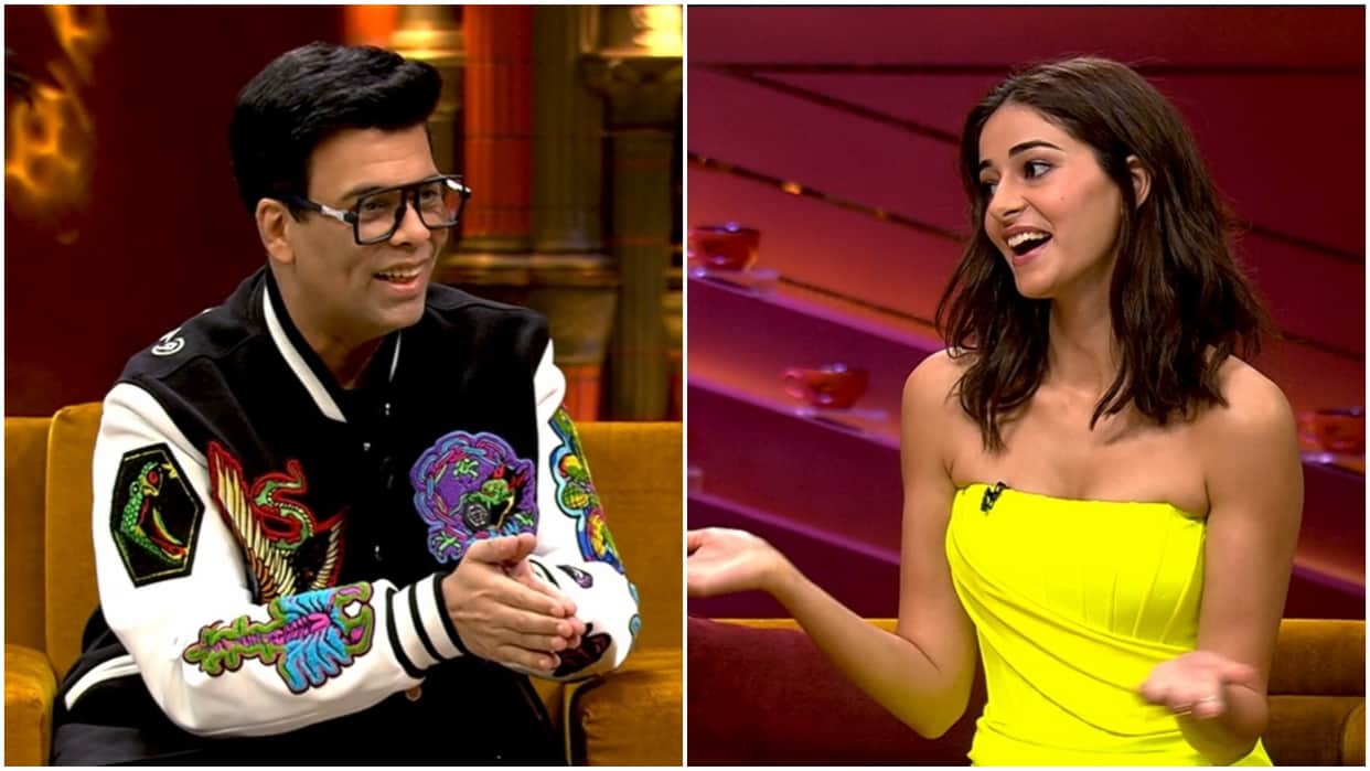 Koffee With Karan 7: Karan Johar Confirms Ananya Panday Dated Ishaan Khatter, now she likes Aditya Roy Kapur
