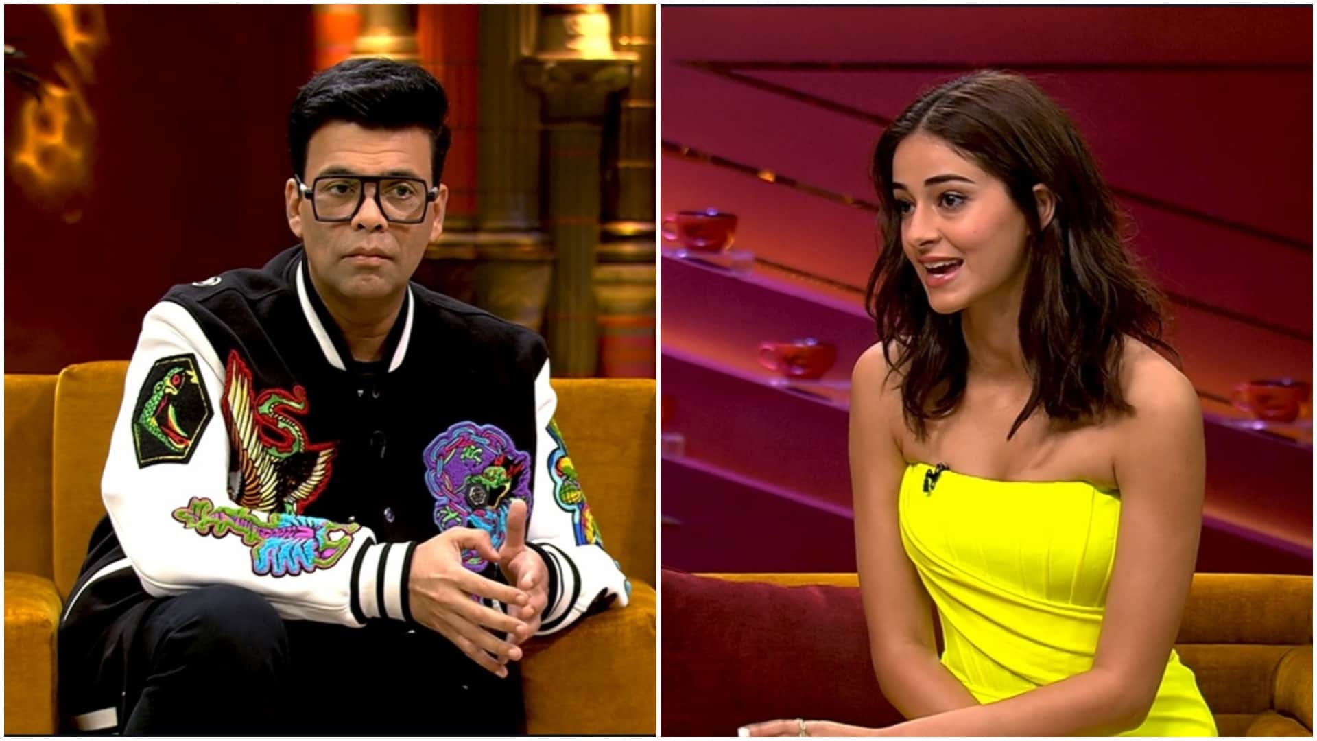 Koffee With Karan 7: Karan Johar Confirms Ananya Panday Dated Ishaan Khatter, now she likes Aditya Roy Kapur