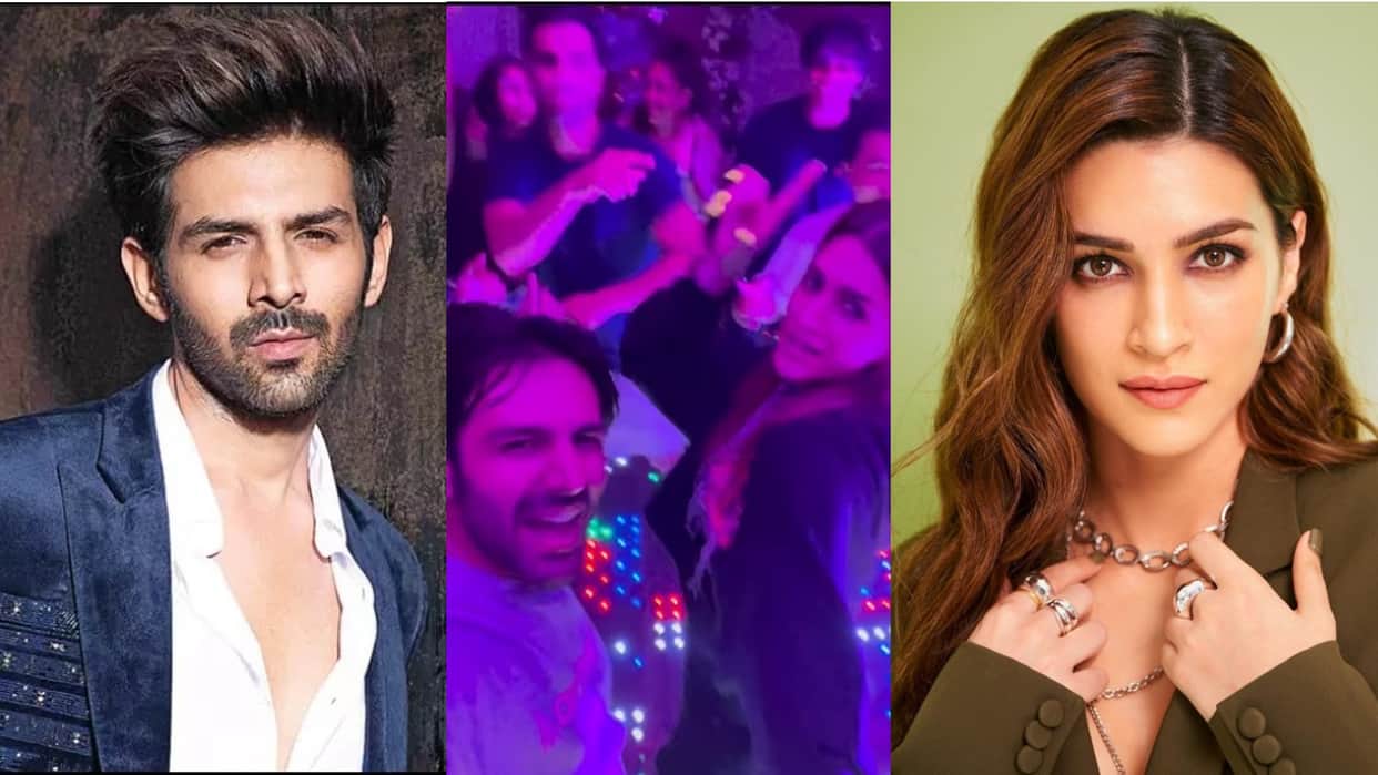 Kartik Aaryan  Kriti Sanon Party With Entire Film Team After Wrap Up Shooting Of Shehzada In Haryana