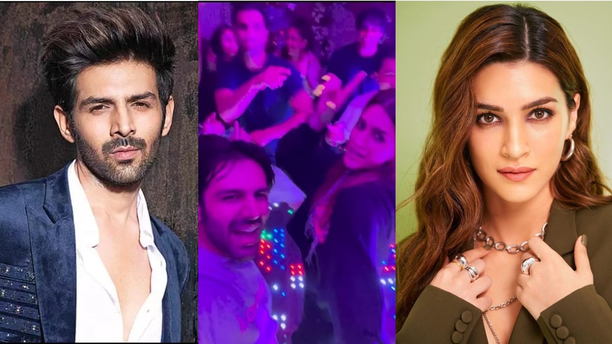 Kartik Aaryan  Kriti Sanon Party With Entire Film Team After Wrap Up Shooting Of Shehzada In Haryana