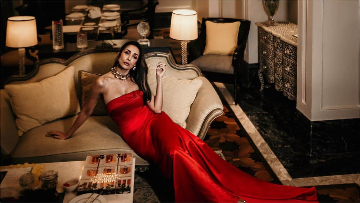 Malaika Arora Look Gorgeous Red Gown And Mouni Roy latest Glamorous Pics Today Celebrity Update In 10 Pictures