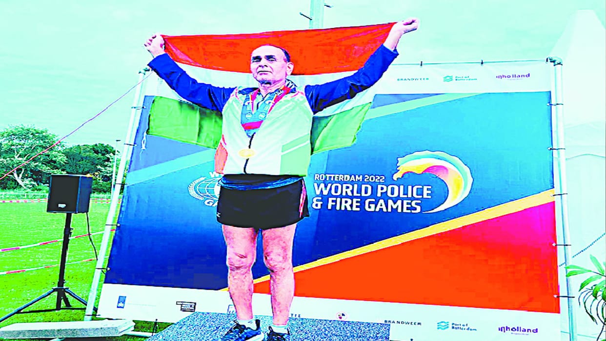Meerut: 66  years old jagdish from meerut wins 10km race
