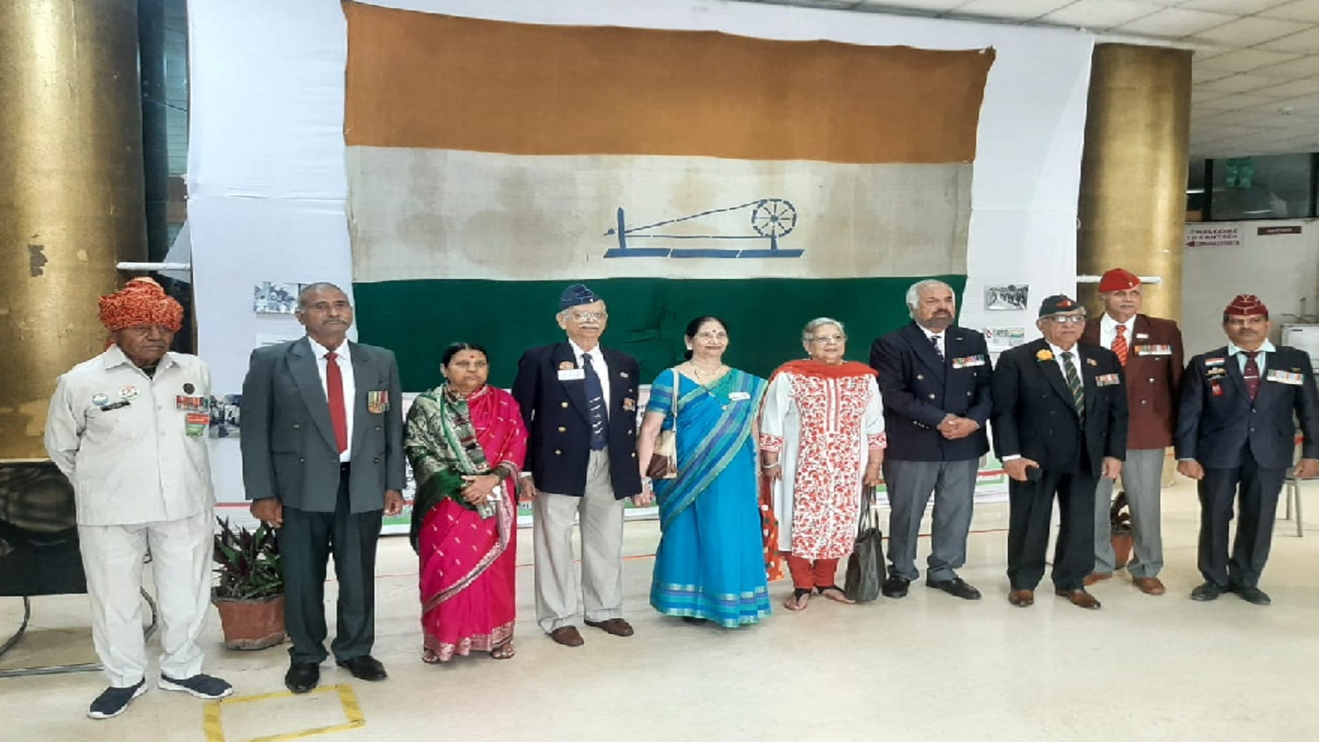 People were surprised when the 75 year old tricolor was displayed in Pune at the Amrit Festival of Independenc