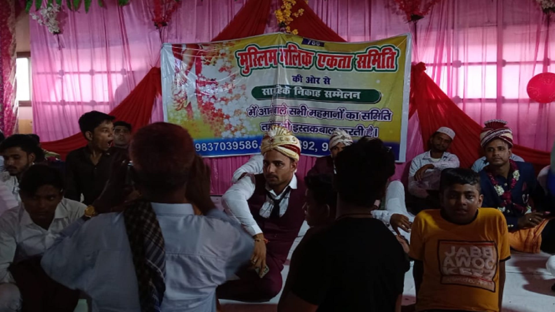 Six minor girls were getting married in a group wedding ceremony in Mandap in Meerut