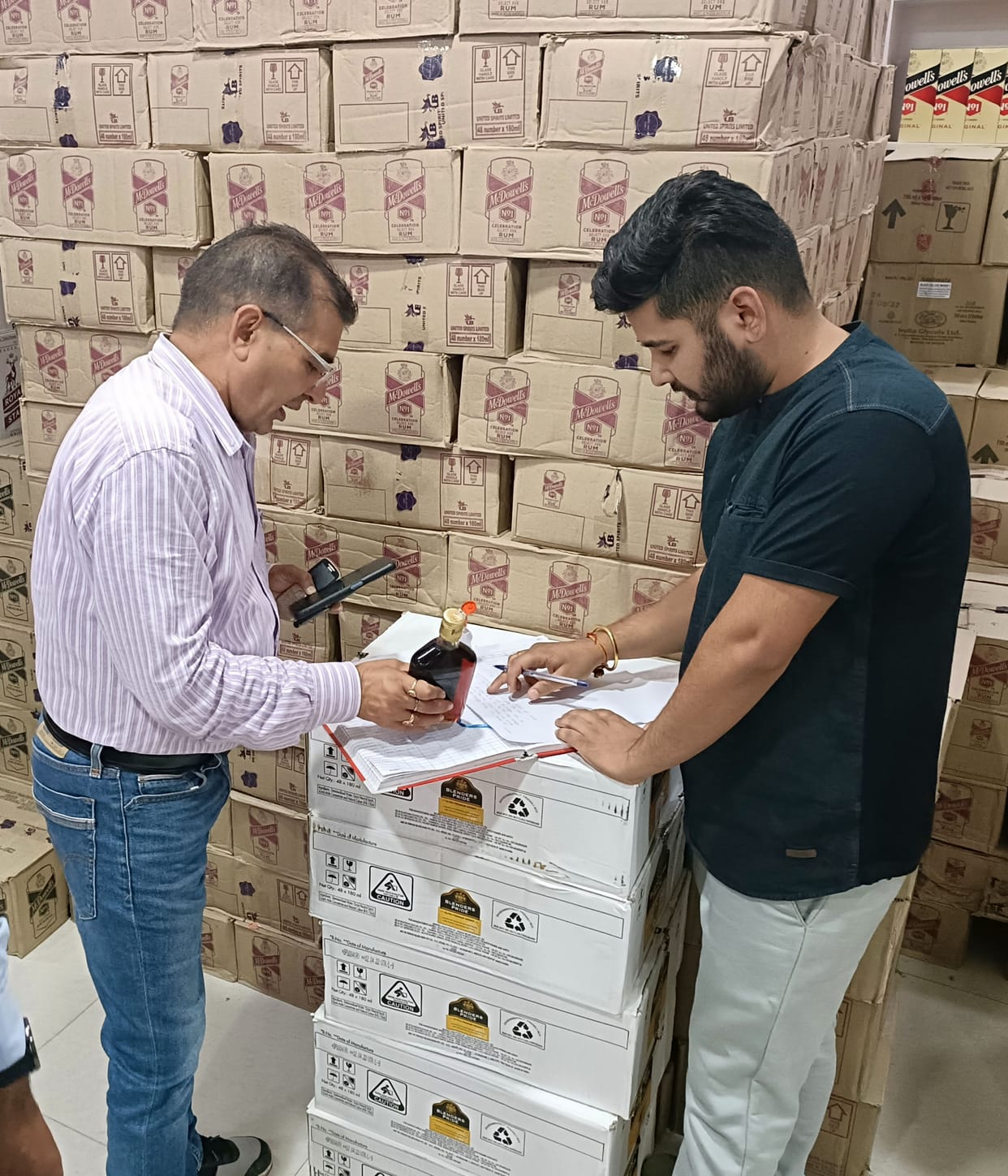 SDM was also given liquor at a higher price