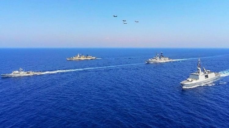 Indian and French navies conduct naval exercise Varuna-2023 in Arabian Sea