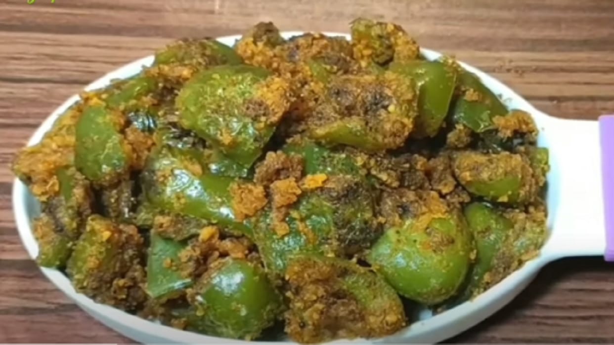 Lunchbox Recipe How To Make Besan Shimla Mirch Know Recipe In Hindi